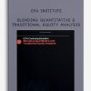 Blending Quantitative & Traditional Equity Analysis by CFA Institute