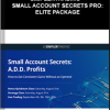 Simplertrading – Small Account Secrets Pro: Elite Package