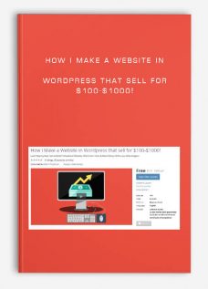 How I Make a Website in WordPress that sell for $100-$1000!