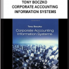 Tony Boczko – Corporate Accounting Information Systems
