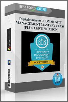 Digitalmarketer – COMMUNITY MANAGEMENT MASTERY CLASS (PLUS CERTIFICATION)