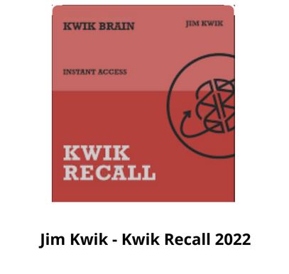 Jim Kwik – Kwik Recall 2022