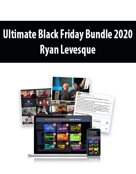 Ultimate Black Friday Bundle 2020 By Ryan Levesque
