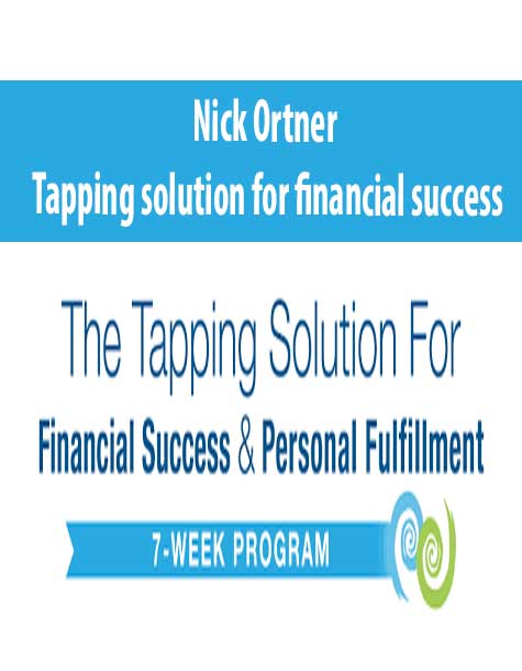 Nick Ortner – Tapping solution for financial success