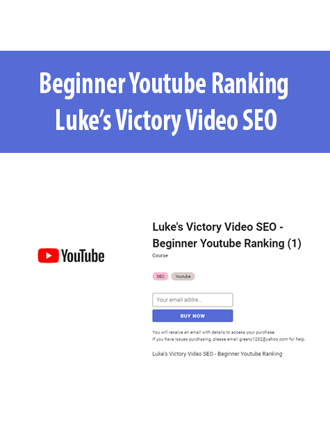 Beginner Youtube Ranking By Luke’s Victory Video SEO