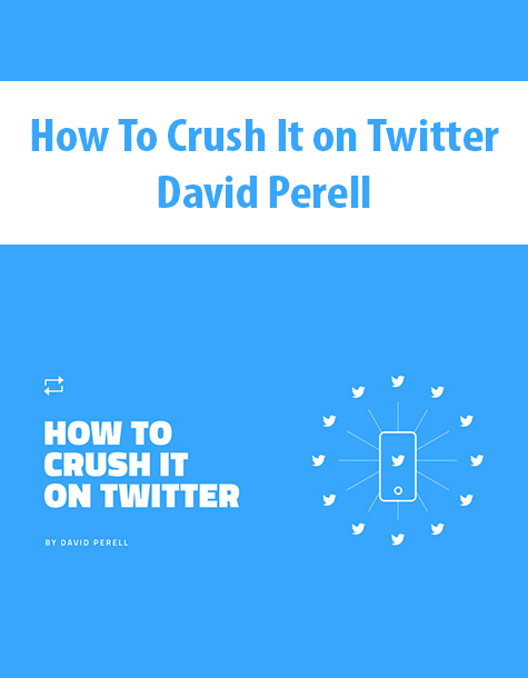 How To Crush It on Twitter By David Perell