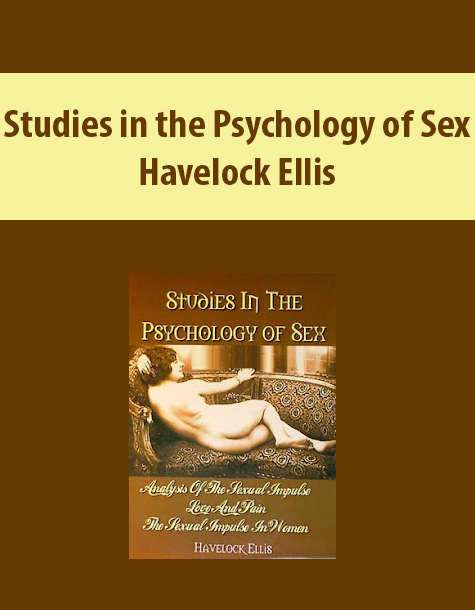 Studies in the Psychology of Sex pdf by Havelock Ellis