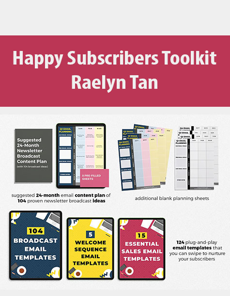 Happy Subscribers Toolkit By Raelyn Tan